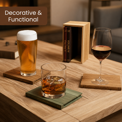 Oaklen's Book Coasters
